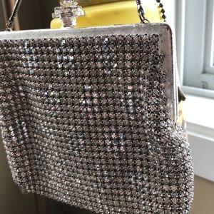 Vintage Wedding evening clutch purse rhinestones crystals …